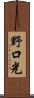 野口光 Scroll