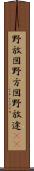 野放図 Scroll