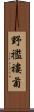 野襤褸菊 Scroll