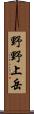 野野上岳 Scroll