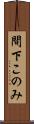 間下このみ Scroll