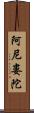 阿尼婁陀 Scroll