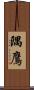 隅鷹 Scroll