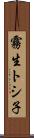 霧生トシ子 Scroll