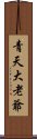 青天大老爺 Scroll