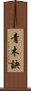 青木訣 Scroll