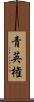 青英権 Scroll