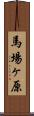 馬場ヶ原 Scroll