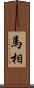 馬相 Scroll