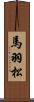 馬羽松 Scroll