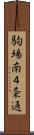 駒場南４条通 Scroll