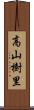 高山樹里 Scroll