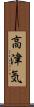 高津気 Scroll