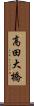 高田大橋 Scroll