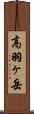 高羽ヶ岳 Scroll