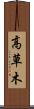 高草木 Scroll
