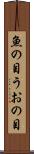 魚の目 Scroll