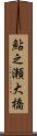 鮎之瀬大橋 Scroll