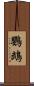 鸚鵡 Scroll