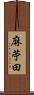 麻苧田 Scroll
