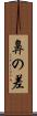 鼻の差 Scroll
