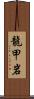 龍甲岩 Scroll