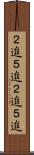２進-５進 Scroll