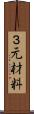 ３元材料 Scroll