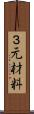 ３元材料 Scroll