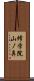 修学院山ノ鼻 Scroll