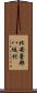 北安曇郡八坂村 Scroll