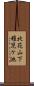 北花山下稚児ケ池 Scroll