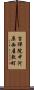 吉祥院中河原西屋敷町 Scroll