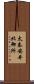 太秦安井北御所 Scroll