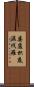 婆盧枳底濕伐羅 Scroll