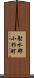 射水郡小杉町 Scroll