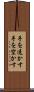 手を透かす Scroll