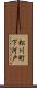 松川町下河戸 Scroll