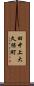 田中上大久保町 Scroll