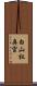 白山社奥宮 Scroll