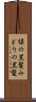 緑の黒髪 Scroll