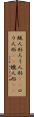 蝋人形 Scroll