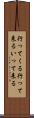 行ってくる Scroll
