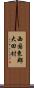 西国東郡大田村 Scroll