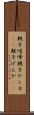 親子喧嘩 Scroll