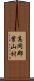 高岡郡葉山村 Scroll
