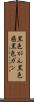 黒色がん Scroll
