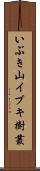 いぶき山イブキ樹叢 Scroll