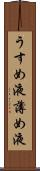 うすめ液 Scroll