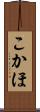 こかほ Scroll